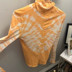 Free People tie dye turtle neck